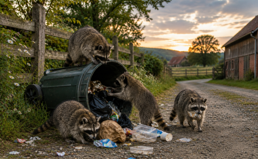 Waschbär in Remscheid – professionelle Hilfe bei Wildtierproblemen